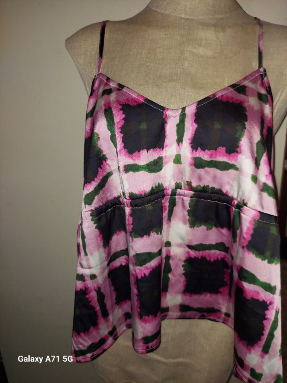 NWT Future Collective Sleeveless Geometric Print Top